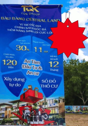 DỰ ÁN ĐẤT BÀU BÀNG CENTRAL LAND