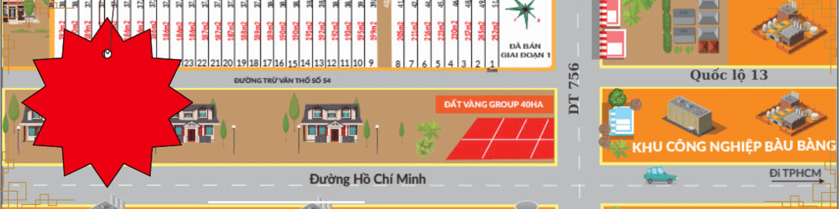 DỰ ÁN ĐẤT BÀU BÀNG CENTRAL LAND