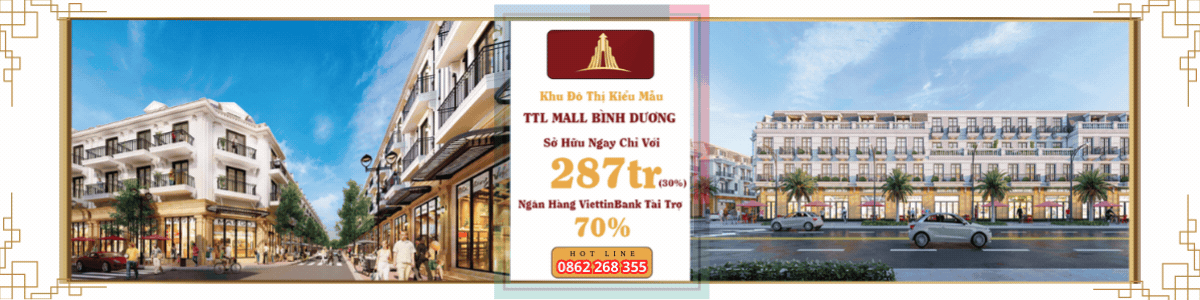 ĐẤTNỀN KHU CÔNG NGHIỆP BECAMEX BÀU BÀNG DỰ ÁN TTL MALL BÌNH DƯƠNG